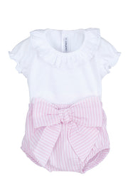 "Sofie" Ruffle Top and Bloomers Set